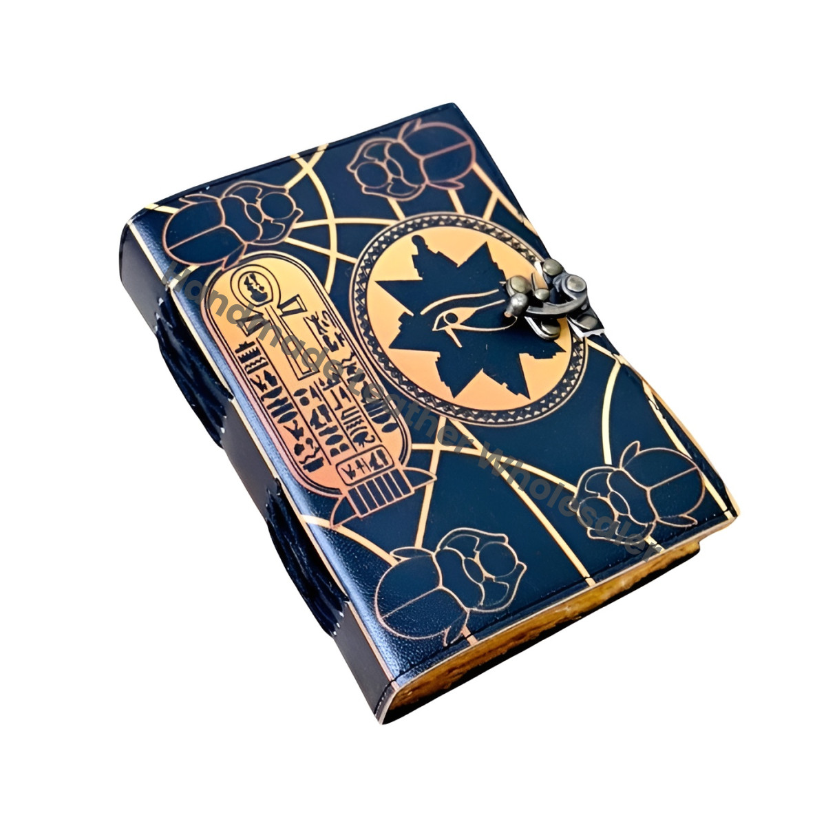 The Book of Hamunaptra Grimoire Leather Journal, Print Egyptian Witch Book of The Dead, The Mummys, Evil Prop Replica spell Book of Shadows