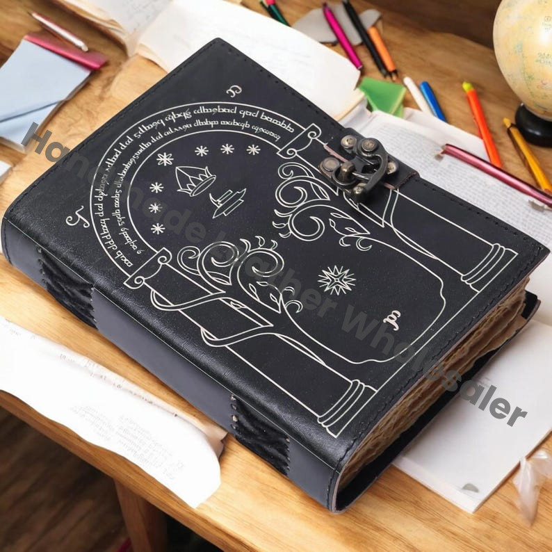 The Lord Of The Rings Book Hobbit lotr gifts Books Leather Journal lord of the rings decor Jrr tolkien books lord of the rings merch Book
