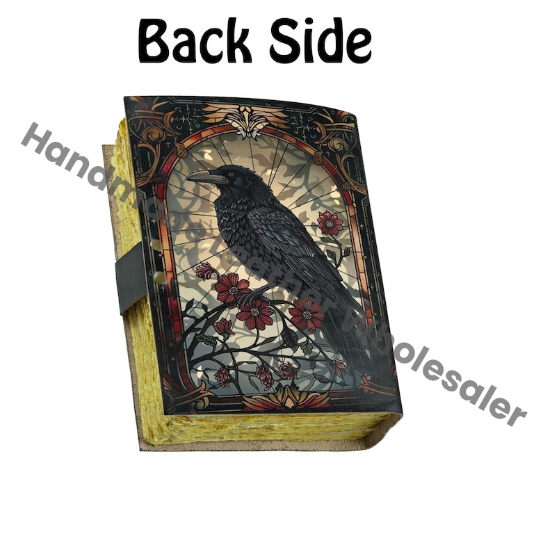The Raven Leather Journal: Gothic Grimoire Book of Shadows