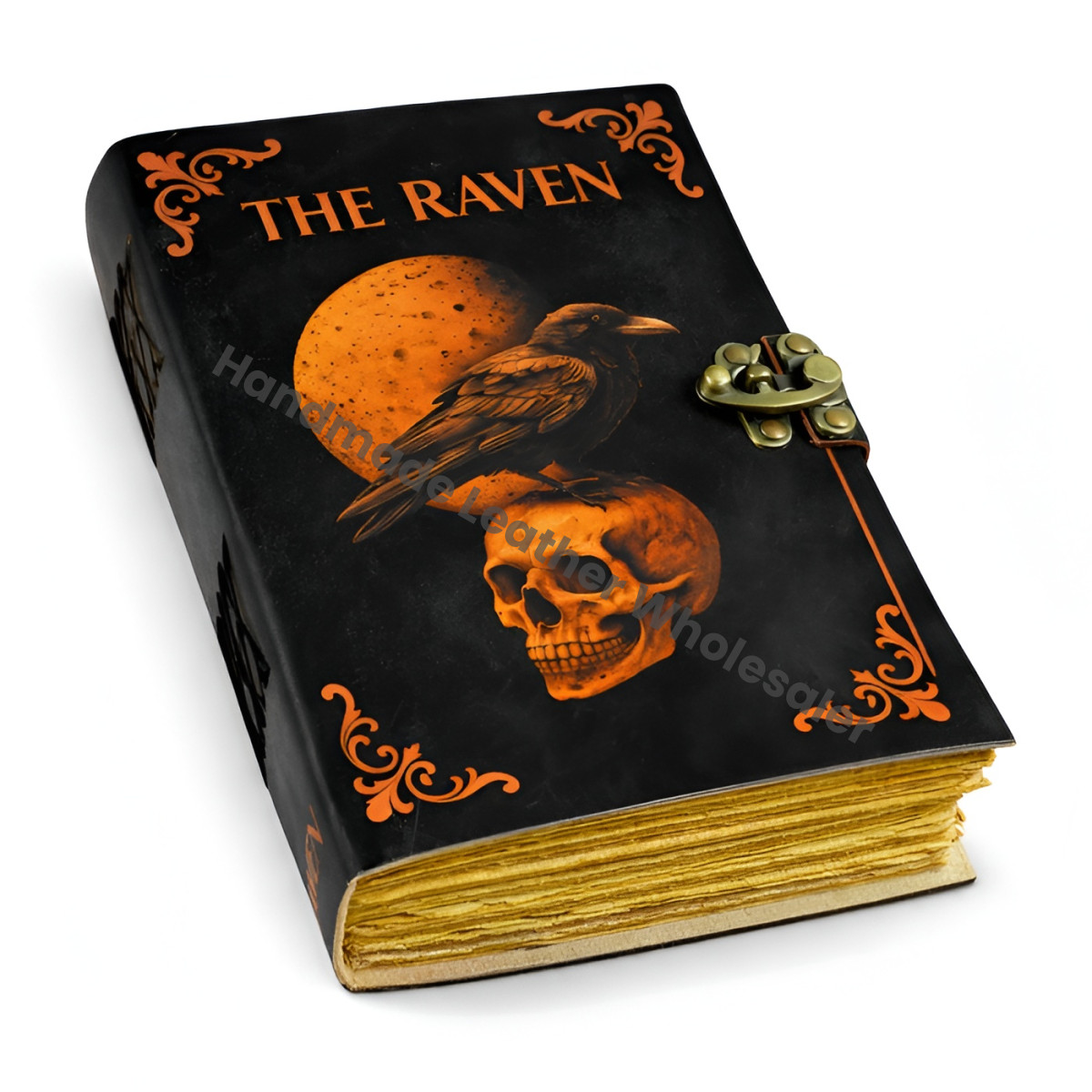 The Raven Leather Journal: Gothic Grimoire Book of Shadows