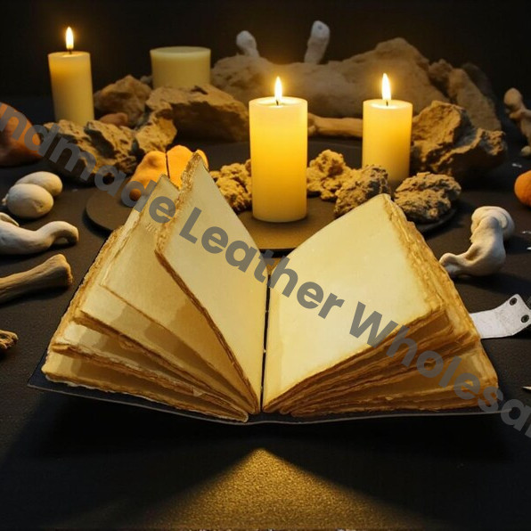 The Raven Leather Journal – Gothic Grimoire Book of Shadows