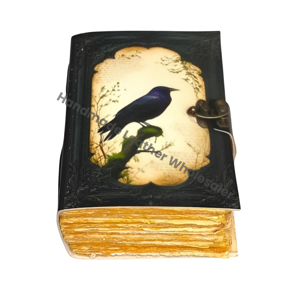 The Raven Leather Journal: Gothic Grimoire Book of Shadows
