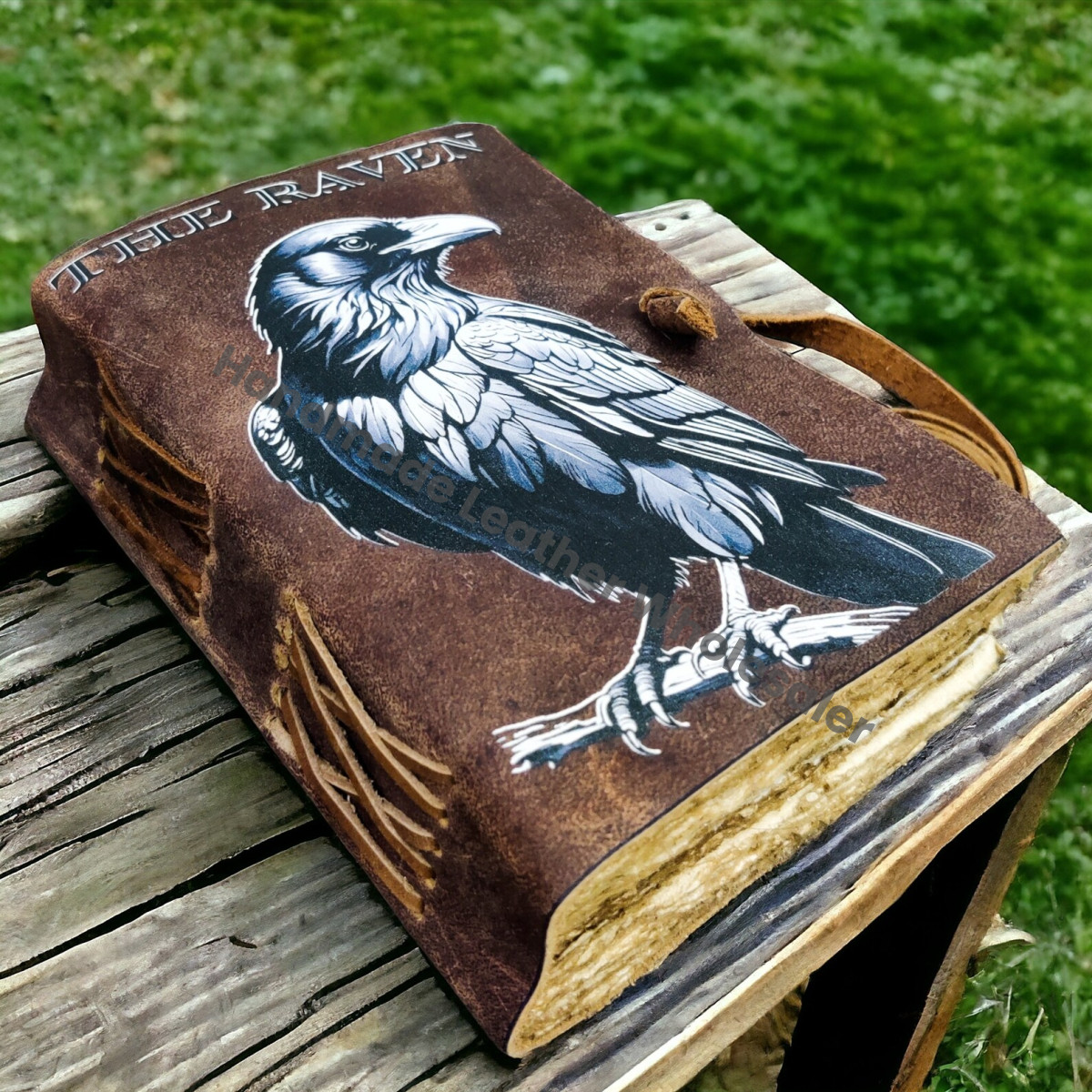The Raven Leather Journal: Vintage Spell Book of Shadows
