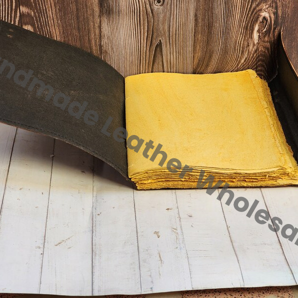 Tree of Life Embossed Leather Journal: Handmade Grimoire, Sketchbook