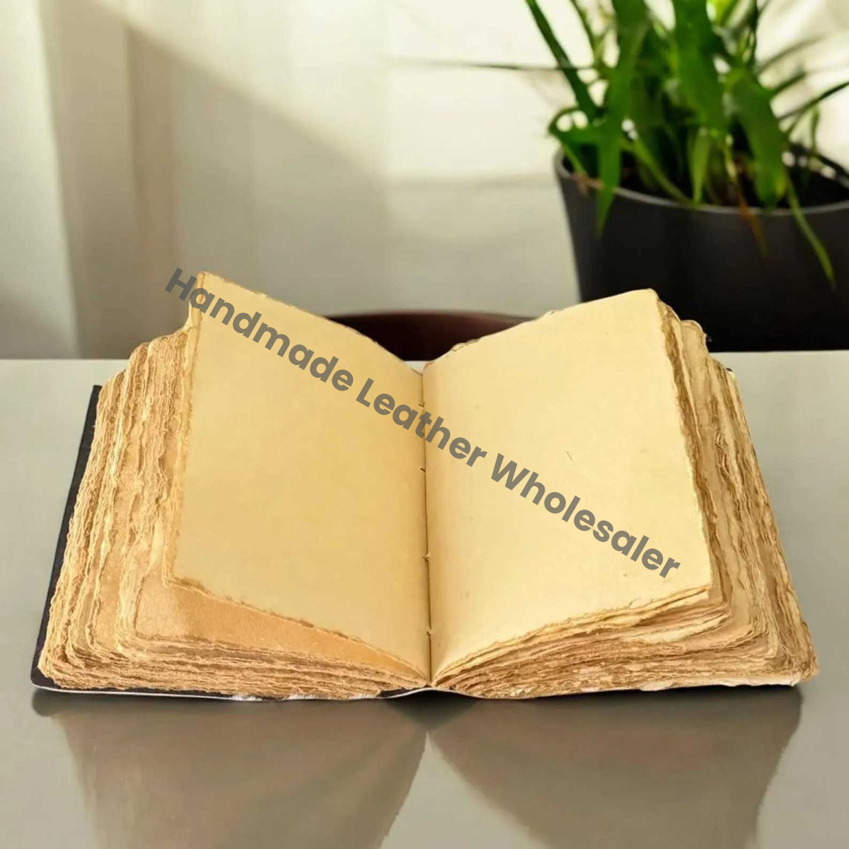 Tree of Life Leather Grimoire Journal: Spell Book