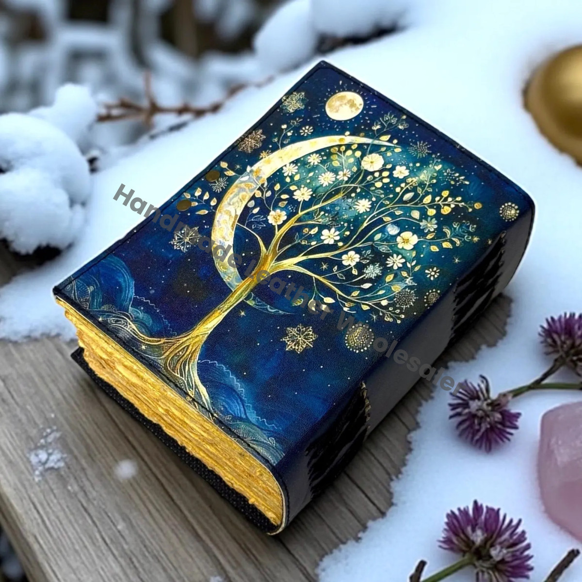 Tree of life leather journal – Book of Shadows | Witchcraft Spellbook | Wiccan Pagan Journal | Gothic Occult Notebook Gift