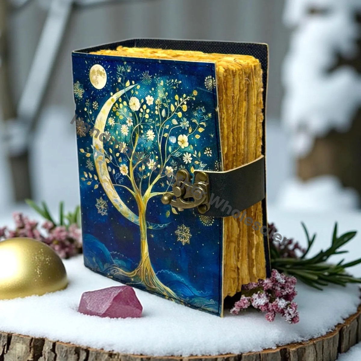 Tree of life leather journal – Book of Shadows | Witchcraft Spellbook | Wiccan Pagan Journal | Gothic Occult Notebook Gift