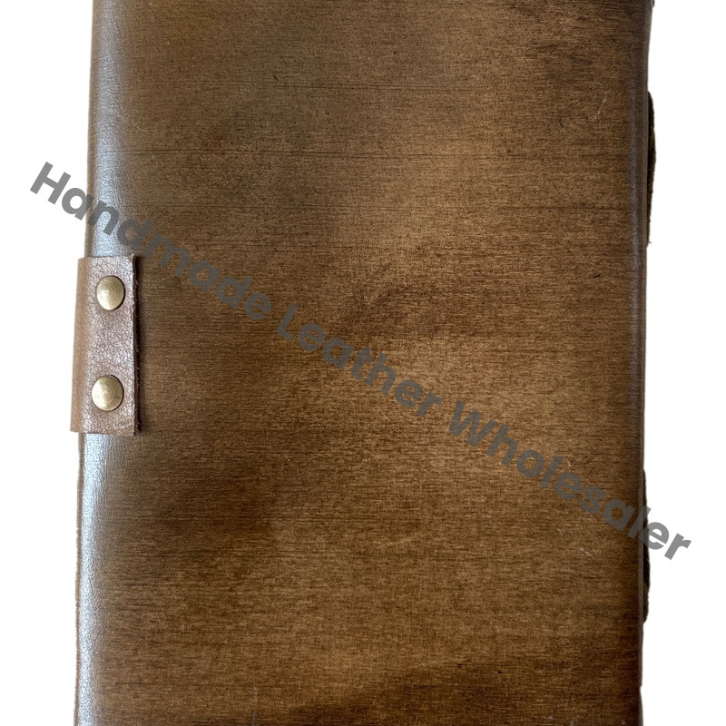Women's Leather Journal Cotton Paper Tree Life Embossed Cover Thermal Bound Custom Logo Recyclable Handmade