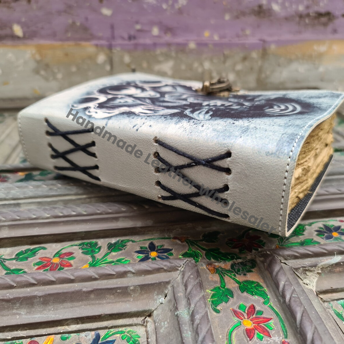 Triple Moon Goddess Leather Journal, Book of Shadows, Grimoire