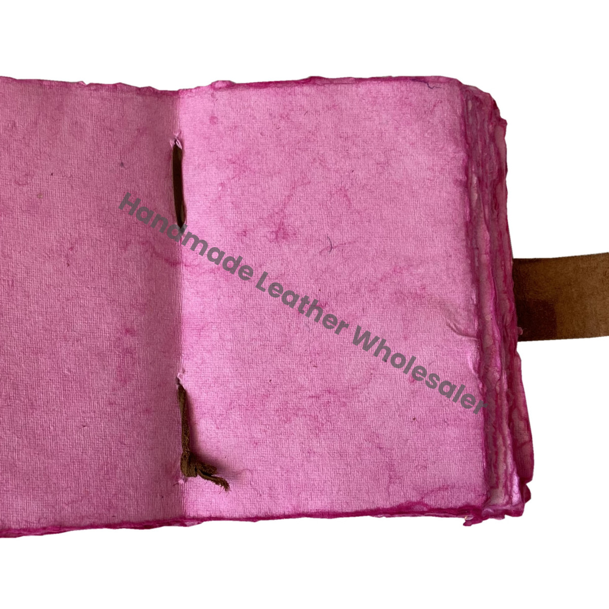Unisex New Pink A4 Size Leather Journal Unlined Deckle Edge Embossed Book of Shadows Box Packed Gift Idea