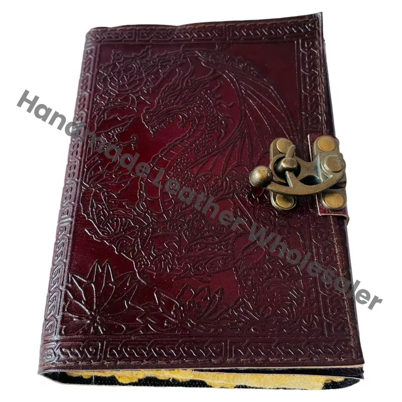 Vintage book of Spells Bound Notebooks Travel Writing office Handmade Wiccan Planner C Lock Women Journals Gift For Anniversary