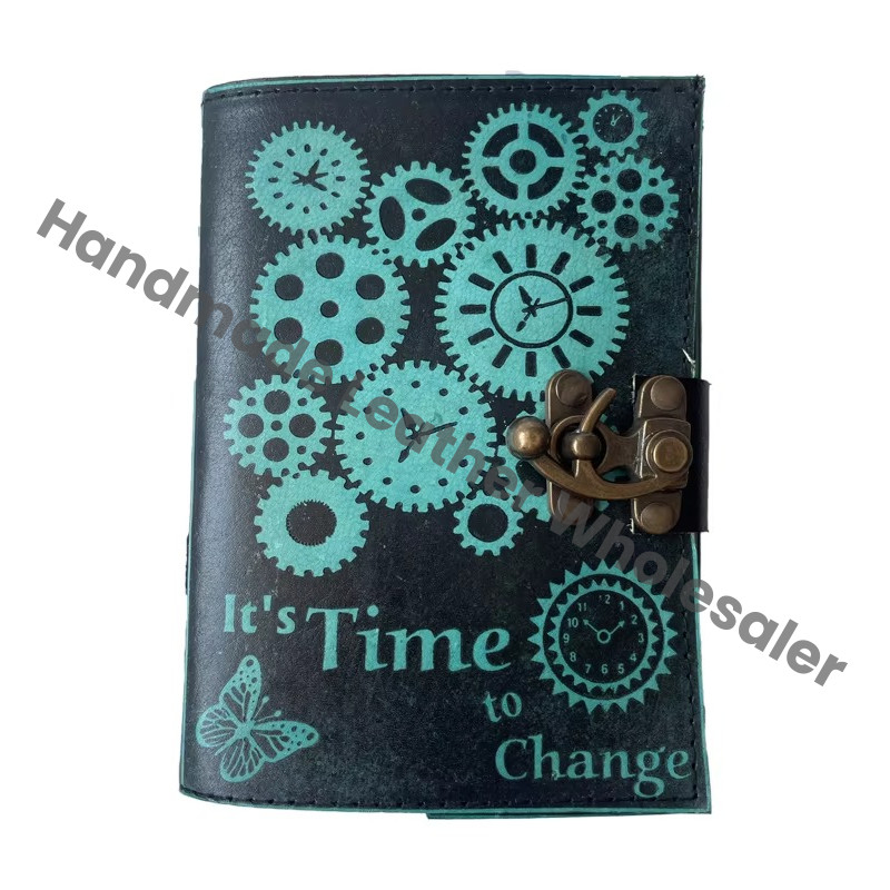Vintage Embossed Leather Writing Antique Handmade Daily Notepad Sketchbook Travel Diary Notebooks to Write Journal Notebook