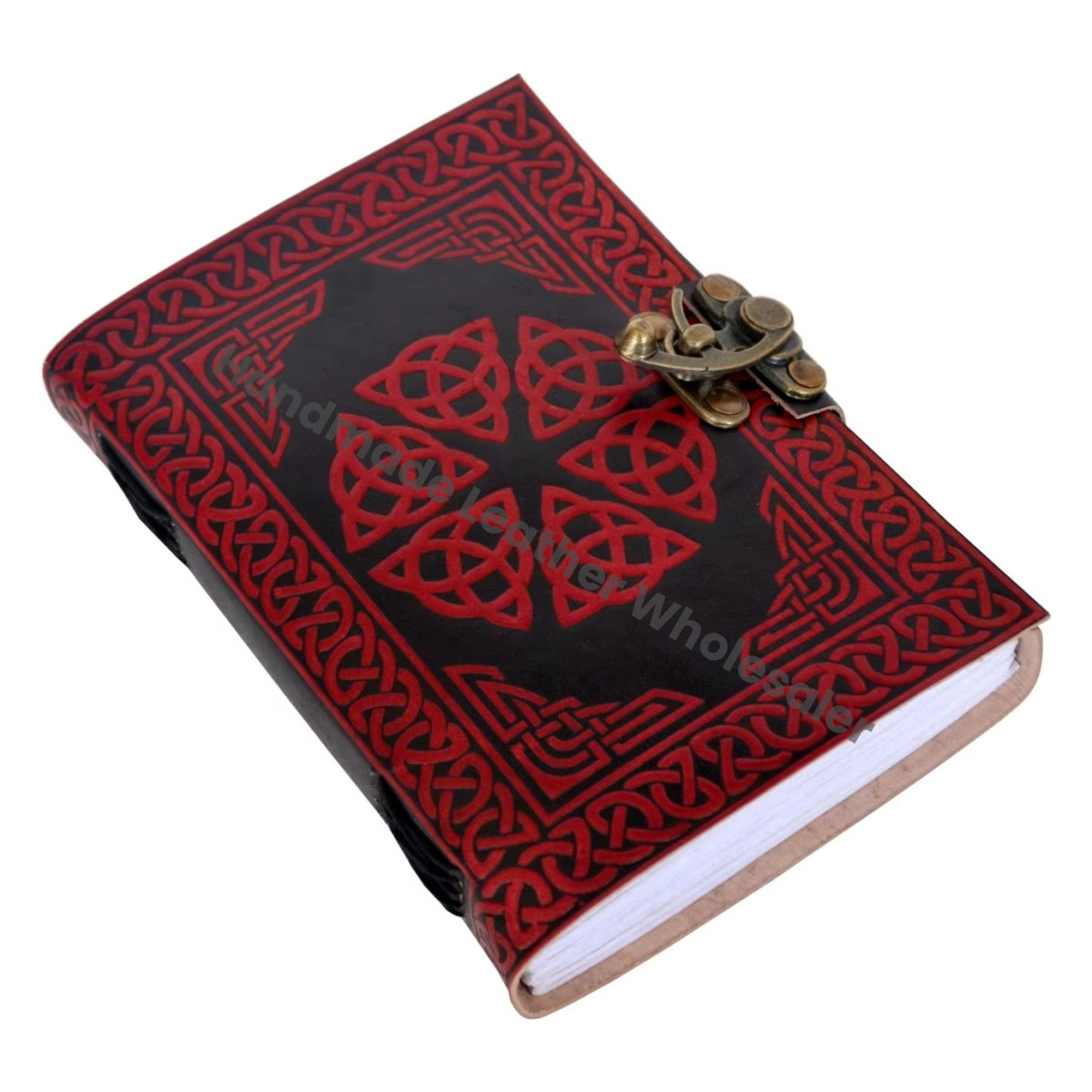 vintage flower leather journal handmade notebooks woman large book of Shadows Travel Planner Writing sketchbook supplies diary