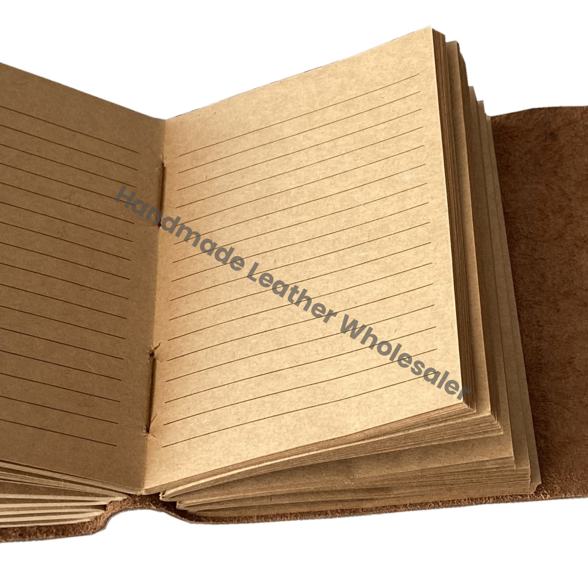 Vintage Journal Beautiful Garden Flower Embossed Handmade Recyclable Leather Bound Deckle Edge Paper Custom Logo Notebook