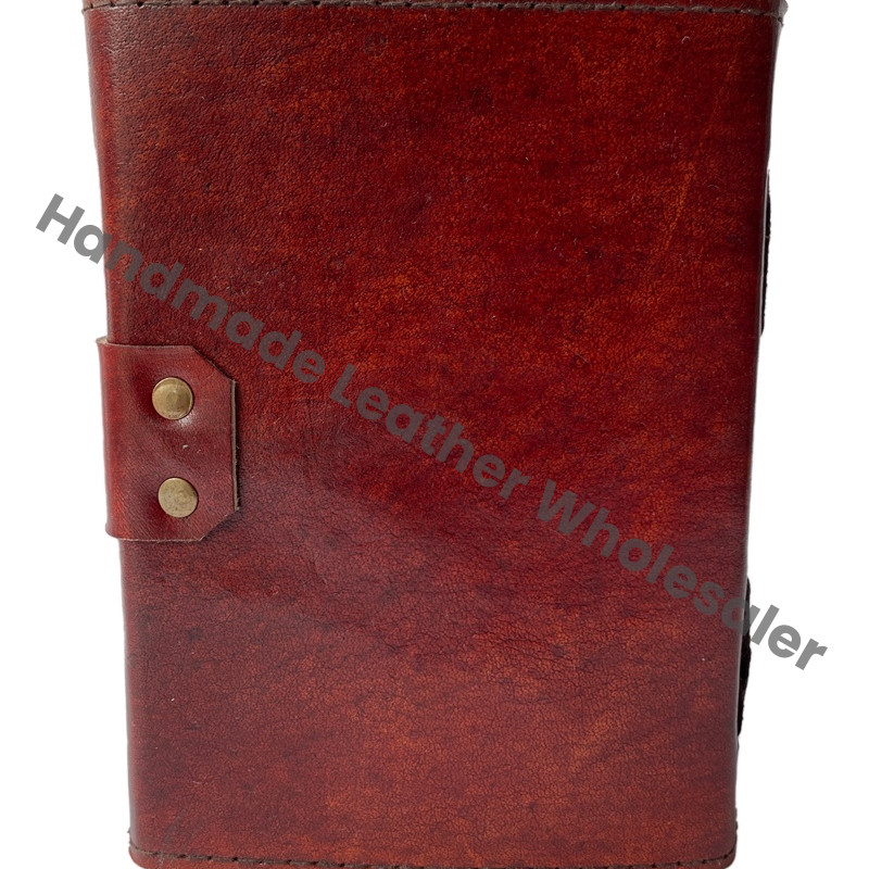 Vintage Leather Hardcover Journal Book Charmed Spell Wiccan Journals Antique Handmade Deckle Edge Paper Brown Pages Spiral