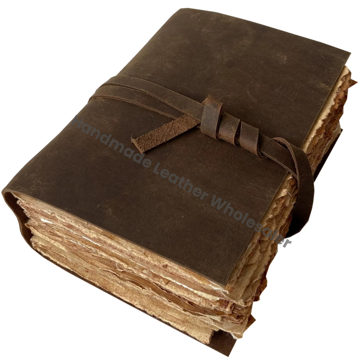 Vintage Leather Journal Pages Deckle Edge Rustic Paper Unlined Pages Book of Shadows Grimoire Notebook Fantasy Medieval Gifts