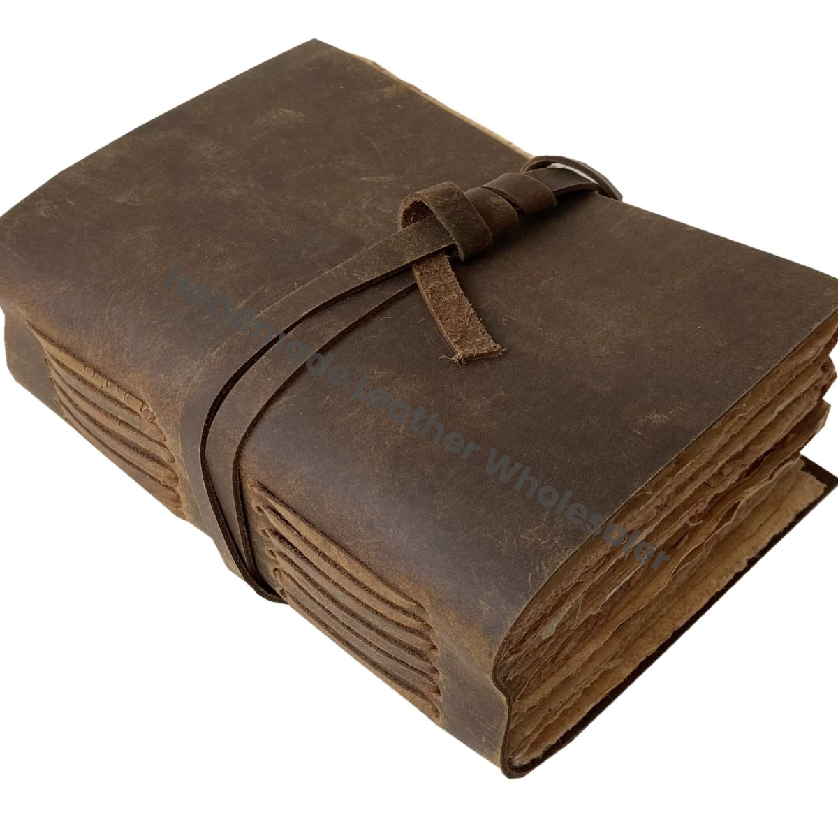 Vintage Leather Journal Pages Deckle Edge Rustic Paper Unlined Pages Book of Shadows Grimoire Notebook Fantasy Medieval Gifts