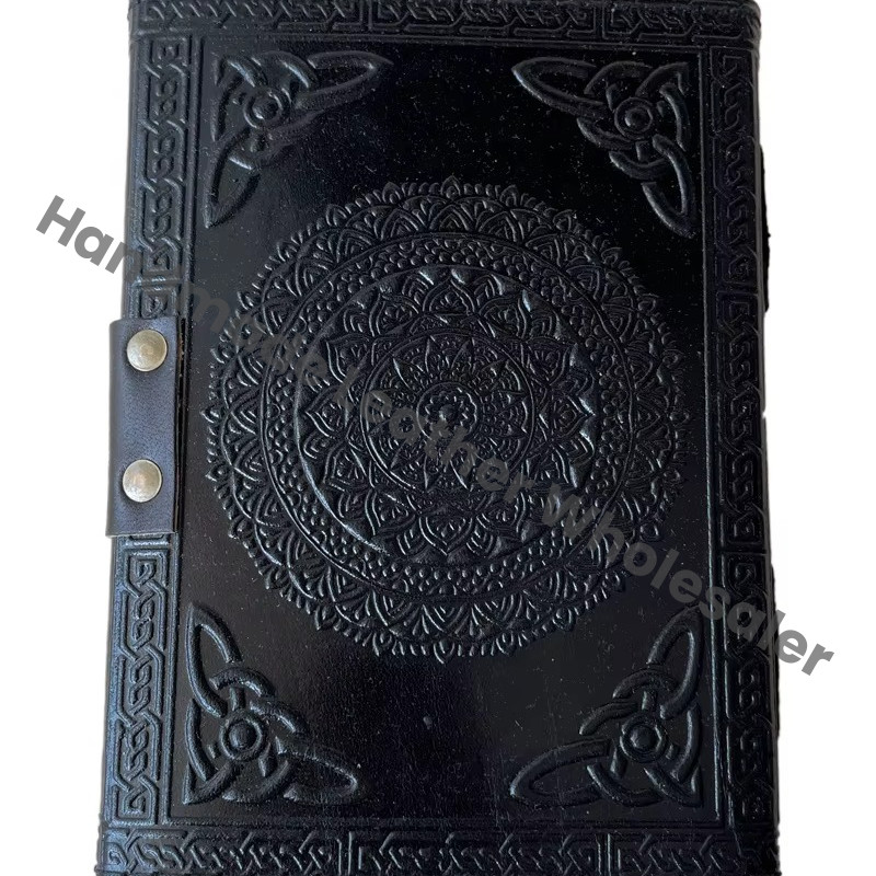 Vintage Leather Journals Thermal Binding Handmade Notebook Rustic Craft Paper Book Diary Writing Travel Gift