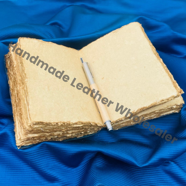 Vintage Leather Print Journal: Celtic Cross Book of Shadows