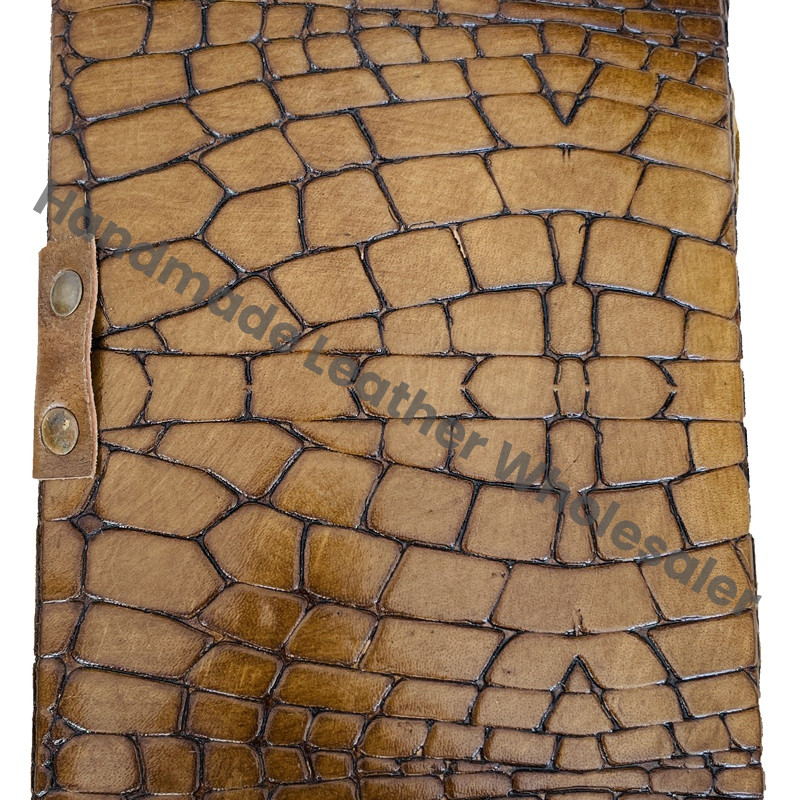 Vintage Women Sketchbook Dragon Large Book Shadows Crocodile Style Printed Journal Spiral Charcoal Cover for Gift Deckle Old