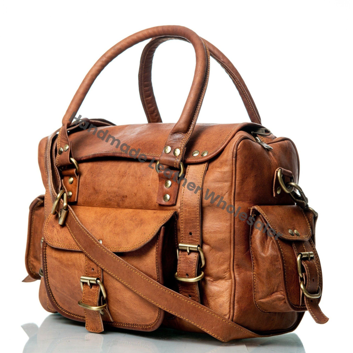 Walker Leather Office Travel Bag