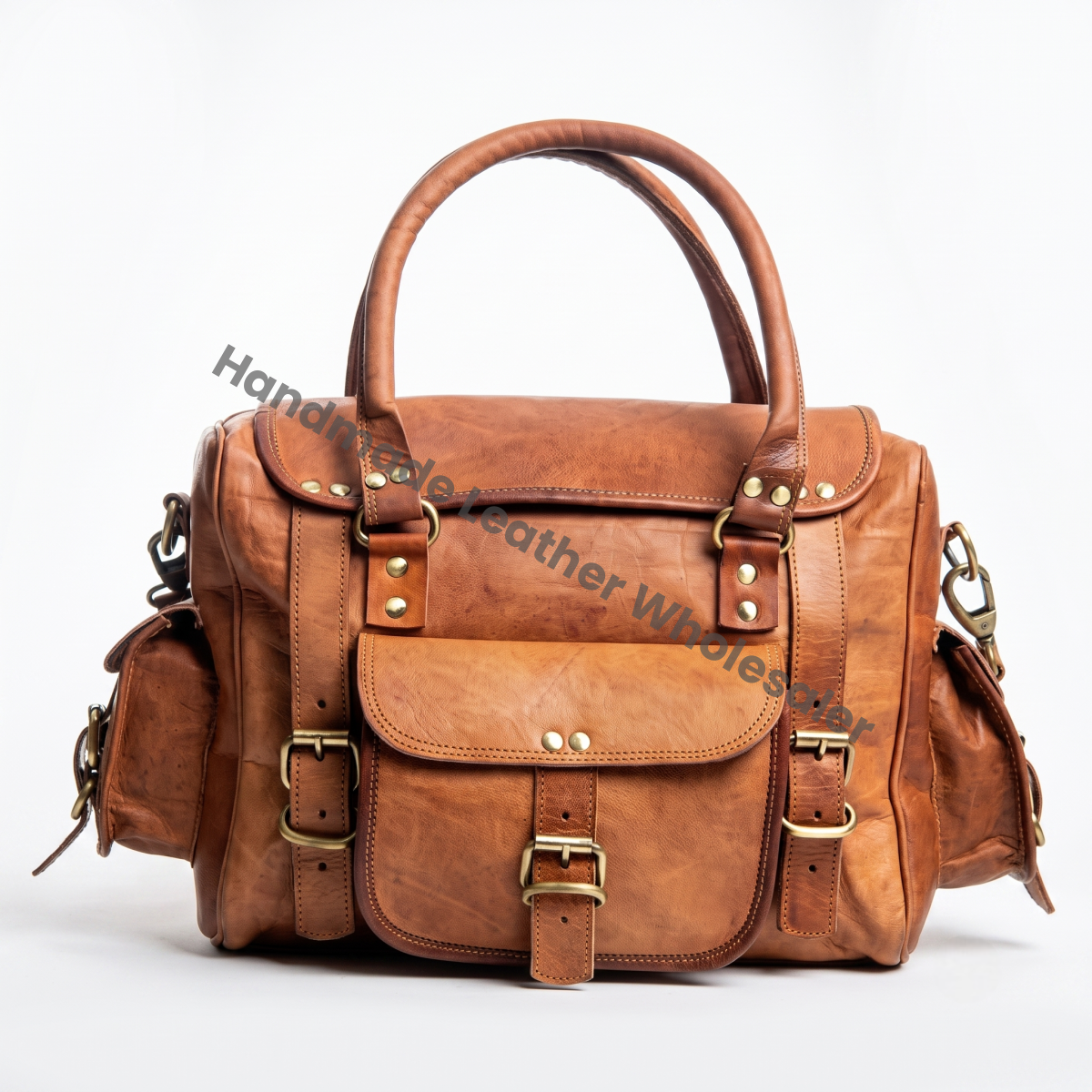 Walker Leather Office Travel Bag
