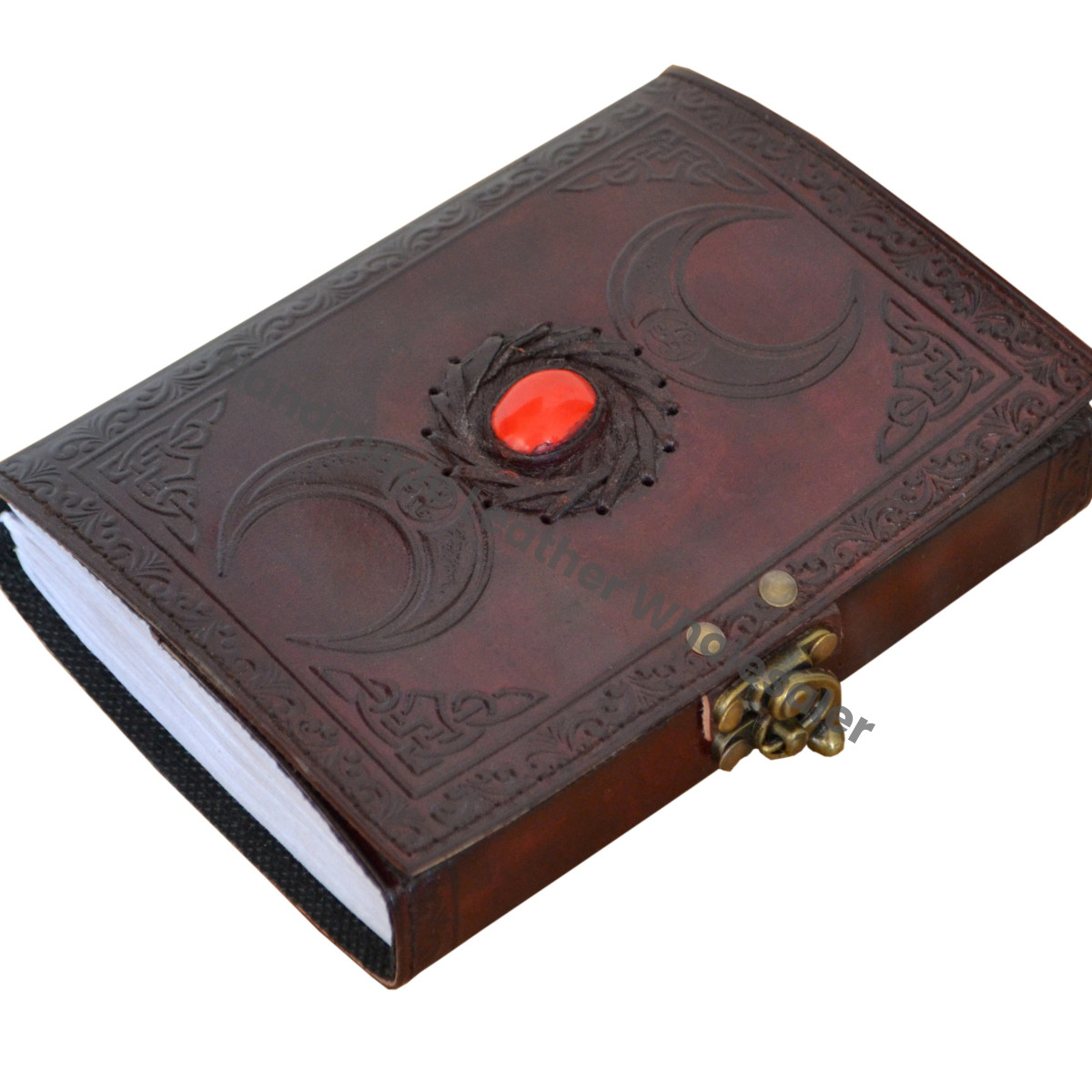 Wholesaler New Design Celtic Dream Catcher Single Brown Stone Gift Leather Journal & Notebook Travel Writing