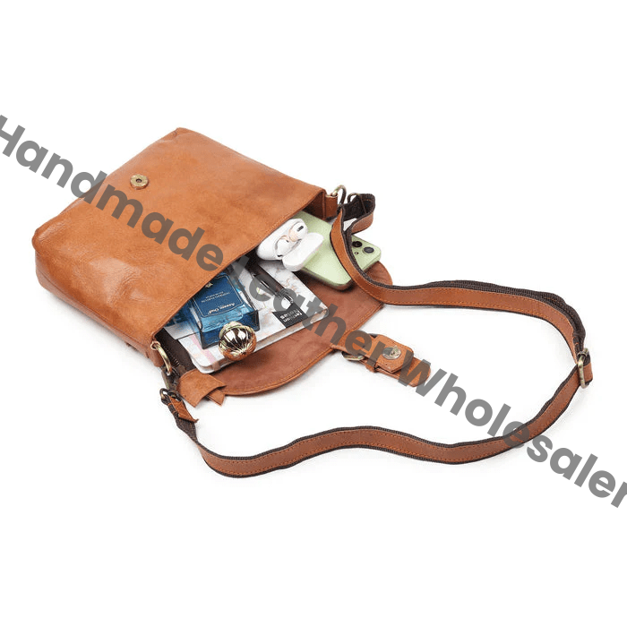 Women’s Mini Tan Satchel Purse