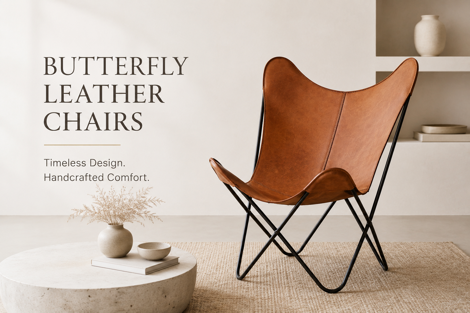 Butterfly Leather Chairs: Timeless Comfort with Modern Luxury