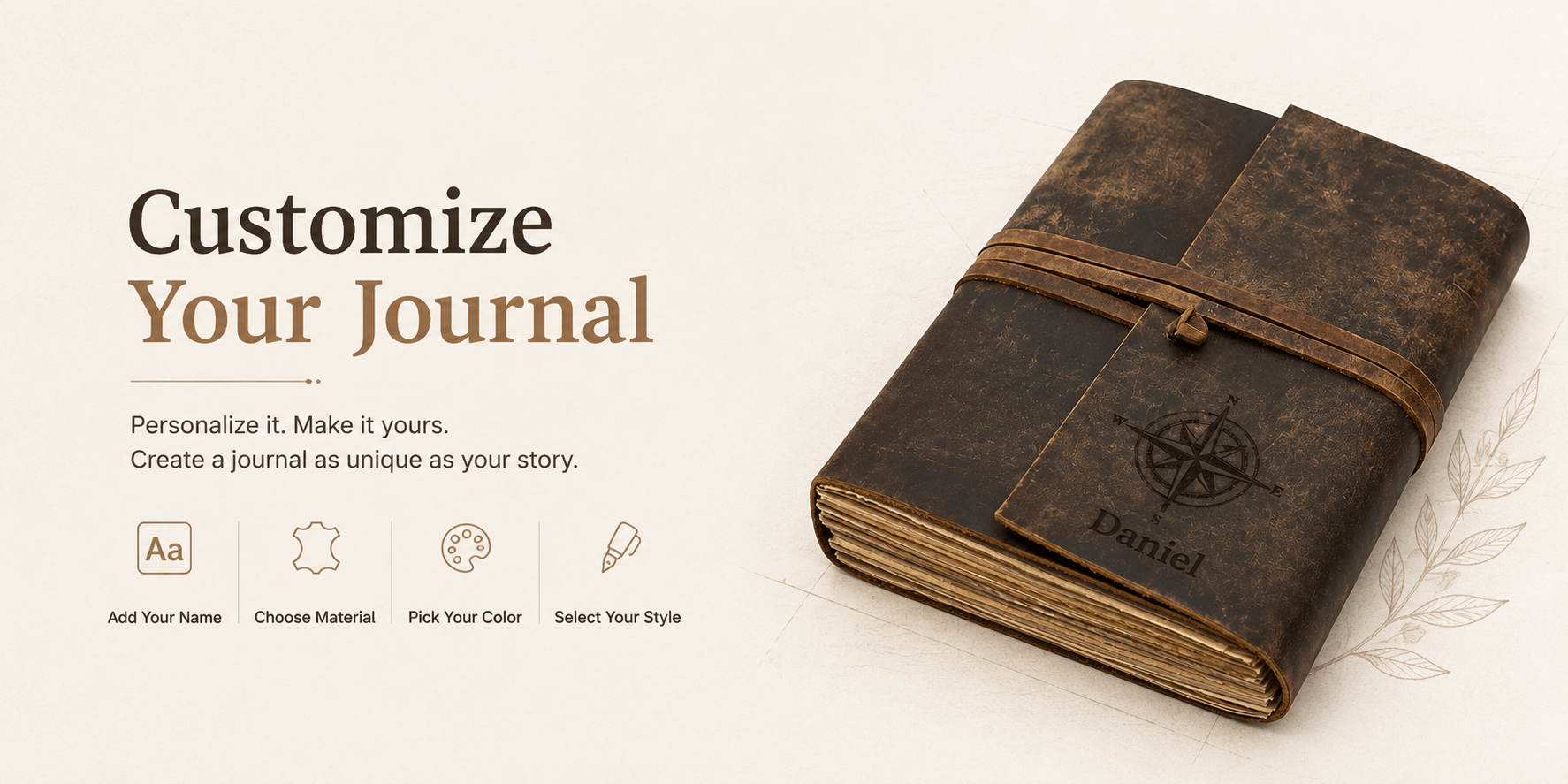 Custom Leather Journal