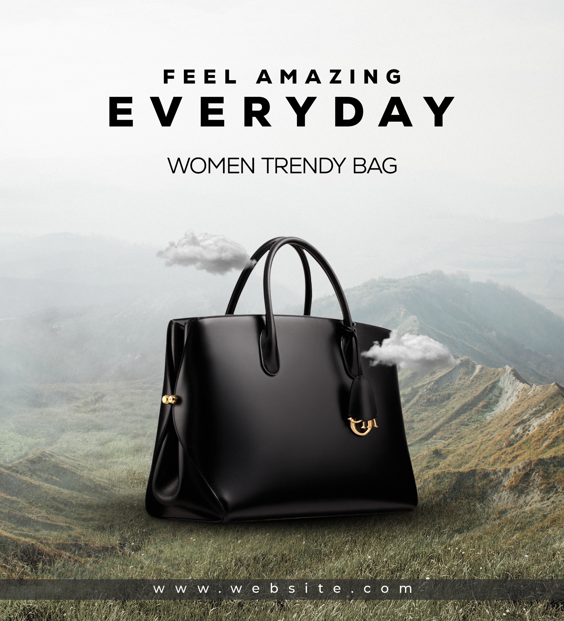 Premium handmade leather journal display